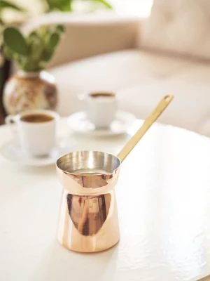 BAKIR CEZVE MODERN MODEL (2 KİŞİLİK)