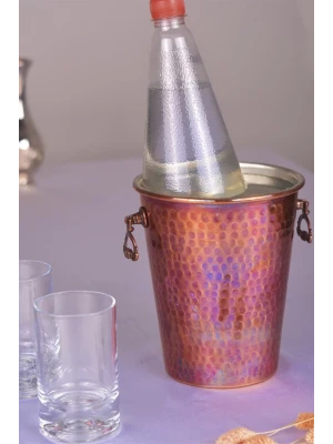 BAKIR BUZ KOVASI ÇEKİÇ DÖVMELİ OKSİTLİ RENK