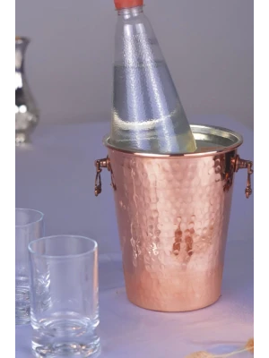 BAKIR BUZ KOVASI ÇEKİÇ DÖVMELİ BAKIR RENK