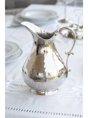 BAKIR SÜRAHİ ÇEKİÇ DÖVME ÖRDEK MODEL GÜMÜŞ RENK