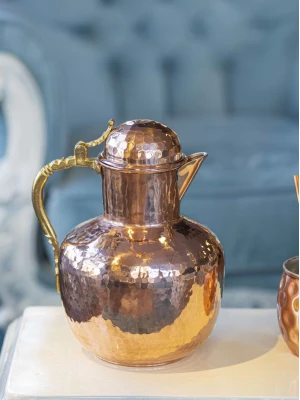 BAKIR SÜRAHİ OSMANLI MODEL BAKIR RENK