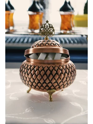 BAKIR ŞEKERLİK DİLİMLİ MODEL MAT BAKIR RENK