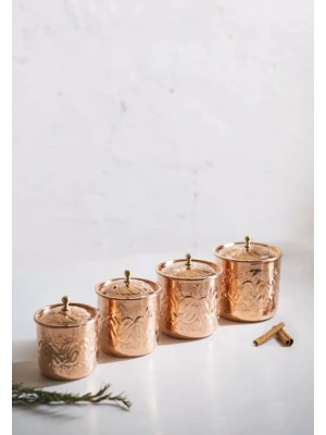 BAKIR BAHARAT TAKIMI DESEN KAKMALI MODEL BAKIR RENK (4LÜ)