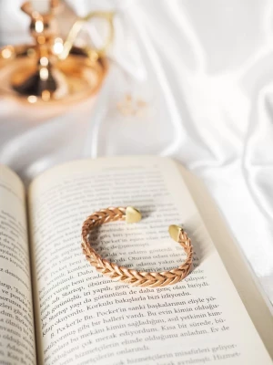 Bakır Bileklik Daphne Mat Bakır Renk