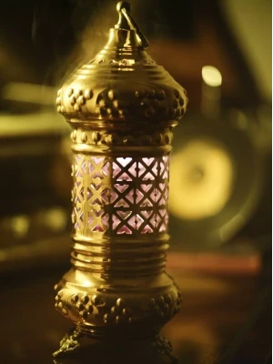 Bakır Mumluk Retro Model No:2 Parlak Bakır Renk