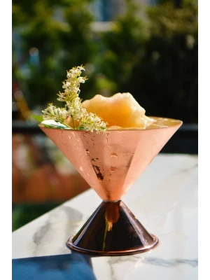 BAKIR DONDURMALIK DİLİMLİ MODEL PARLAK BAKIR RENK