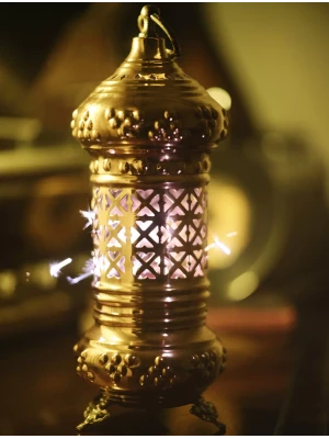 Bakır Mumluk Retro Model No:3 Parlak Bakır Renk