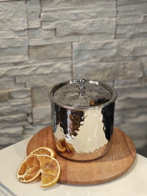 BAKIR BAHARATLIK ÇEKİÇ DÖVME GÜMÜŞ RENK (TEKLİ)