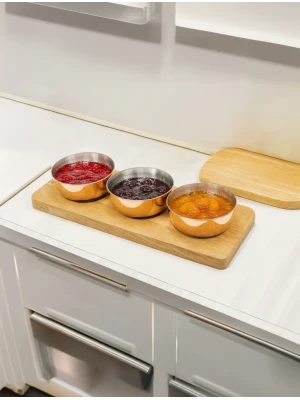 Ahşap Standlı Sosluk Seti