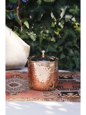 BAKIR BAHARATLIK ÇEKİÇ DÖVMELİ BAKIR RENK (TEKLİ)