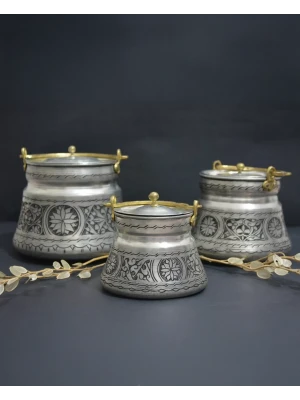 BAKIR BAKRAÇ OYMA NAKIŞLI 250ML (İÇ-DIŞ KALAYLI)