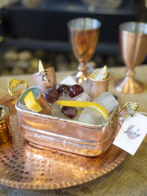 BAKIR BUZ KOVASI ÇİFT KULPLU MODEL BAKIR RENK