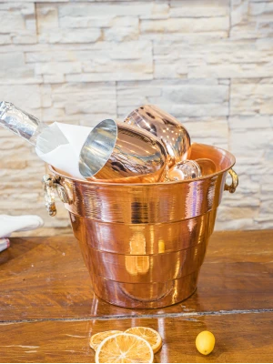 BAKIR BUZ KOVASI DİLİMLİ MODEL PARLAK RENK