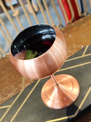 BAKIR KADEH LYKIA BALON MODEL MAT BAKIR RENK