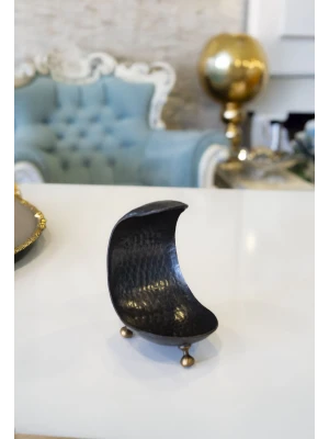 Bakır Lokumluk Mini Hilal Model Oksit Renk