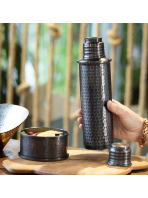 BAKIR MATARA ÇEKİÇ DÖVME BÜYÜK BOY OKSİTLİ BAKIR RENK