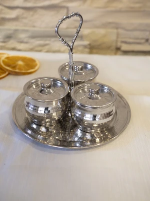 BAKIR MENAJ TAKIMI GÜMÜŞ RENK