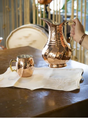 BAKIR SÜRAHİ ANTEP MODEL BAKIR RENK