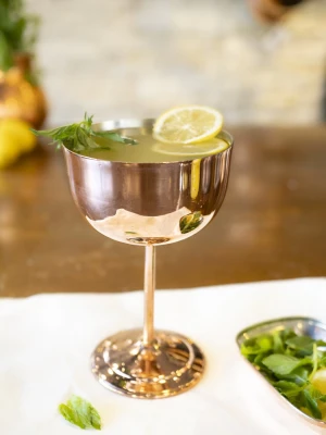 BAKIR ŞARAP KADEHİ (2li) BAKIR RENK