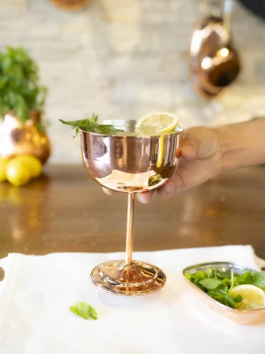 BAKIR ŞARAP KADEH BAKIR RENK