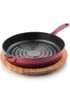 Silver Cusinero Döküm Izgara Tava 28 cm Bordo