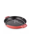 Silver Döküm Izgara Tava 30 cm Kırmızı