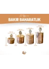 BAKIR BAHARAT TAKIMI 4 LÜ TIRTIKLI MODEL BAKIR RENK