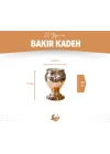 BAKIR BARDAK KADEH ÇEKİÇ DÖVMELİ BAKIR RENK