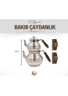 BAKIR ÇAYDANLIK DİLİMLİ MODEL GÜMÜŞ RENK