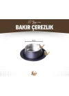 BAKIR ÇEREZLİK KELEBEK DETAYLI TABAKLI OKSİT RENK 2Lİ SET(4 PARÇA)