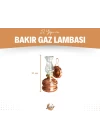 BAKIR GAZ LAMBASI KÜÇÜK BOY BAKIR RENK