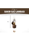 BAKIR GAZ LAMBASI OKSİTLİ BAKIR RENK