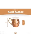 BAKIR KUPA BARDAK GAMZELİ MODEL (2li) MAT RENK