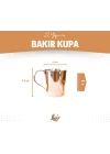 BAKIR KUPA KONİK MODEL BAKIR RENK (2Lİ)