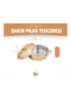 BAKIR PİLAV TENCERESİ 25 CM