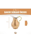 BAKIR SÜRAHİ ÇEKİÇ DÖVME ÖRDEK MODEL BAKIR RENK