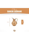 BAKIR SÜRAHİ GAMZELİ MODEL (MAT BAKIR RENK)