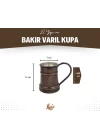 BAKIR VARİL BARDAK (2Lİ) OKSİTLİ RENK