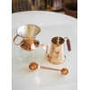 Bakır Filtre Kahve Seti V60 Parlak Bakır Renk