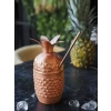 BAKIR KOKTEYL BARDAĞI ANANAS MODEL MAT BAKIR RENK