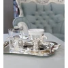 GÜMÜŞ KAPLAMA FİNCAN SETİ ÇELENK KULPLU MODEL
