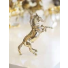 PİRİNÇ DÖKÜM ŞAHLANAN AT FİGÜRÜ GOLD RENK