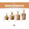 BAKIR BAHARAT TAKIMI 4 LÜ TIRTIKLI MODEL BAKIR RENK