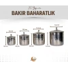 BAKIR BAHARAT TAKIMI ÇEKİÇ DÖVMELİ GÜMÜŞ RENK (4LÜ)