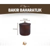 BAKIR BAHARATLIK ÇEKİÇ DÖVME OKSİTLİ RENK (TEKLİ)
