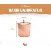 BAKIR BAHARATLIK ÇEKİÇ DÖVMELİ BAKIR RENK (TEKLİ)