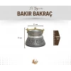 BAKIR BAKRAÇ OYMA NAKIŞLI 5LT (İÇ-DIŞ KALAYLI)