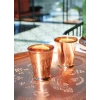 Bakır Bardak Kısa Şerbet Model Bakır Renk 2li (Kalaysız)