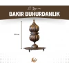 BAKIR BUHURDANLIK AJUR KESİM ÖZEL EL İŞÇİLİĞİ OKSİTLİ RENK