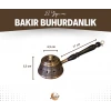 BAKIR BUHURDANLIK İŞLEMELİ ÜZÜM DESENLİ MODEL OKSİTLİ RENK